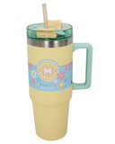 Yellow Glitter 900ml Thermal Cup
