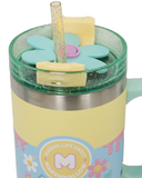 Yellow Glitter 900ml Thermal Cup