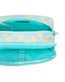 Yellow Multi Pockets Smiley Chess Pencil Case