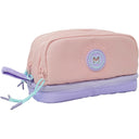 Estojo Multi Pockets Duo Rosa / Roxo Marshmallow