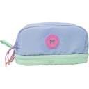 Estojo Multi Pockets Duo Roxo / Verde Marshmallow