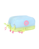 Blue Multipockets Duo Pencil Case