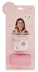 Auricular Wireless Stereo Rosa Marshmallow