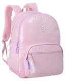 Conjunto Mochila + Estojo Crystal Pink