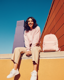 Mini Backpack Furry Pink