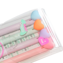 Gel Pen Set - Heart Shaped 4-pack)