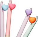Gel Pen Set - Heart Shaped 4-pack)